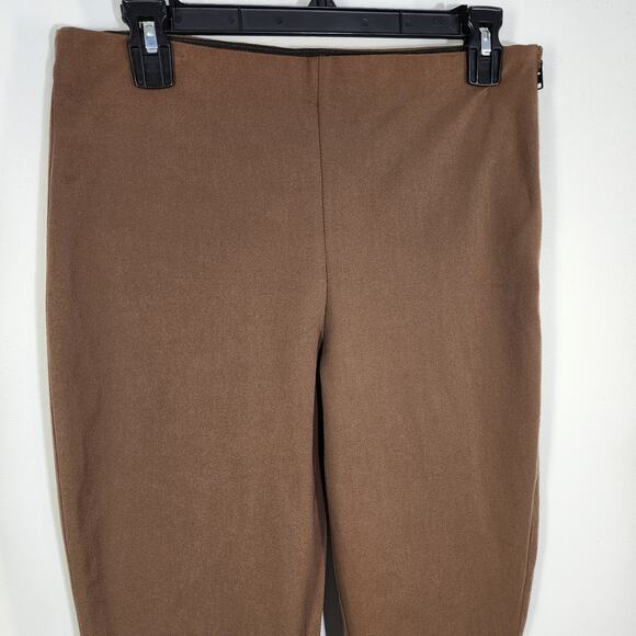 Everlane Womens Bi-Stretch Work Pant Size 6 Mid Rise Slim Side Zip Cocoa Stretch - Picture 4 of 12